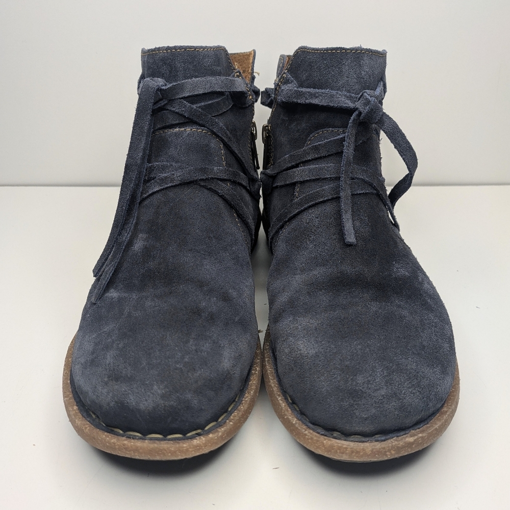Born Dark Blue Ankle Booties - Picture 4 of 9